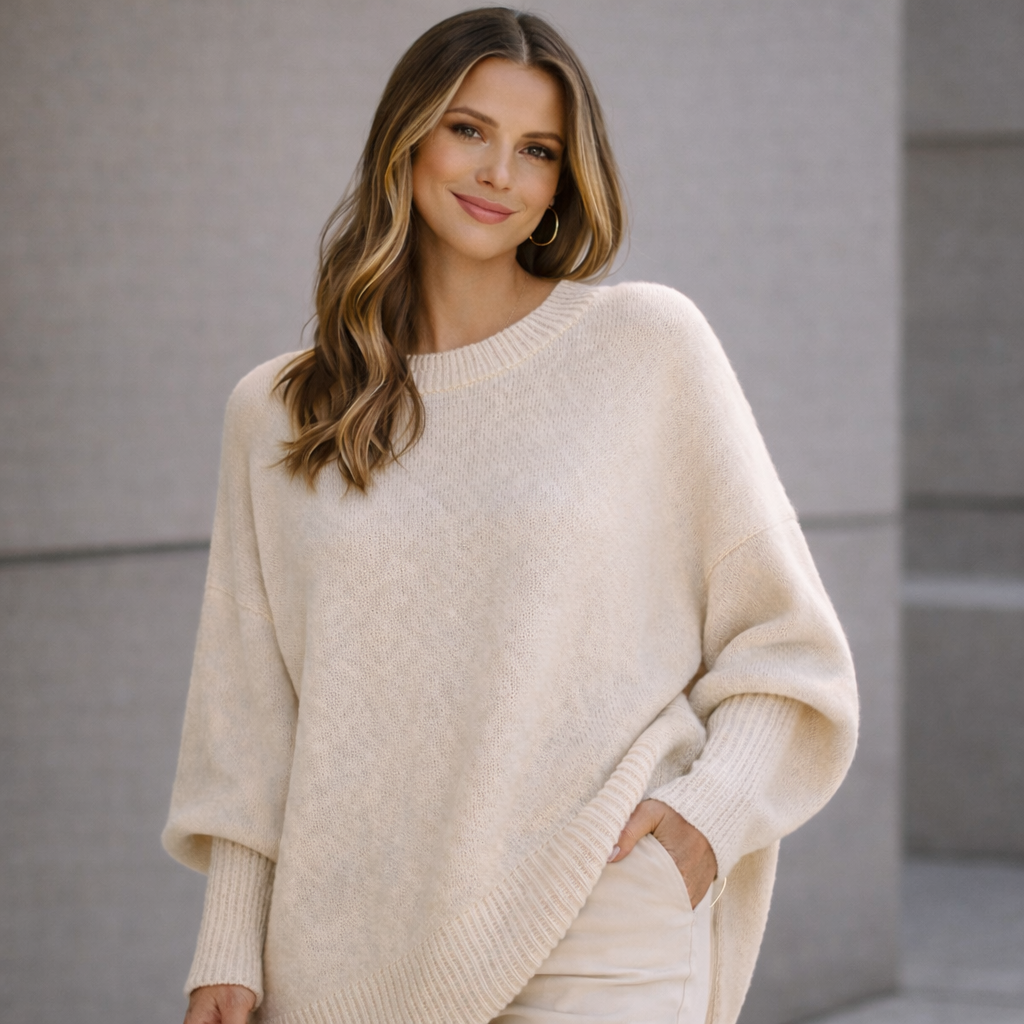 Claudia | Jersey oversize de punto suave