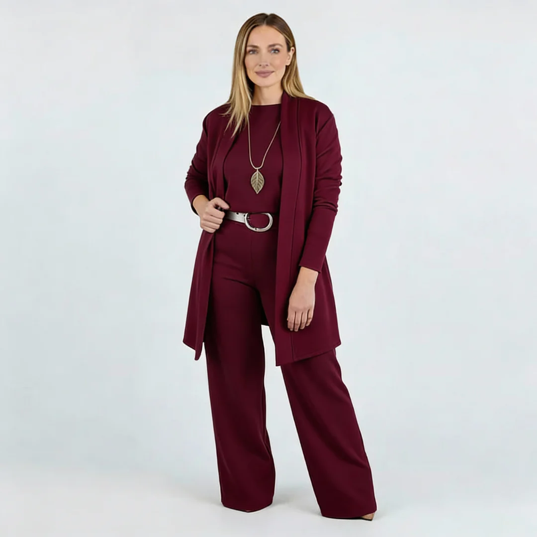 Alma | Conjunto Premium de 3 Piezas – Look Completo Elegante y Cómodo